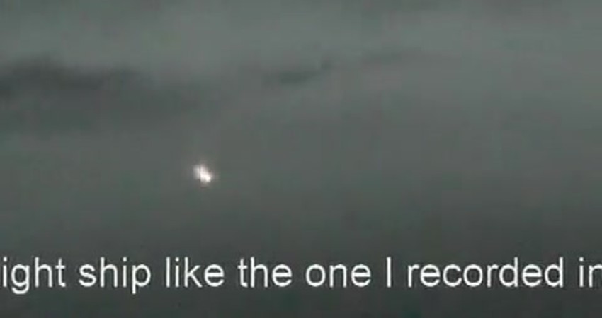 **Mysterious Object on the Horizon: UFO or Celestial Phenomenon?**