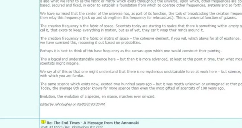 Unlocking Human Evolution: The Anunnaki’s Message on Enlightenment and Creation Frequency