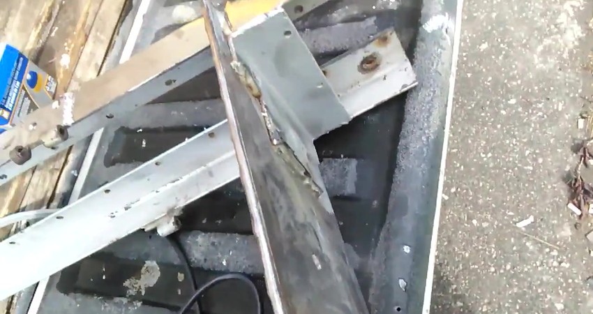 DIY Propane Stove Holder: From Junkyard Find to Functional Fixture