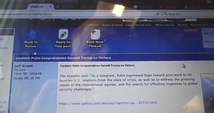 Hope for Cooperation: Putin Congratulates Trump